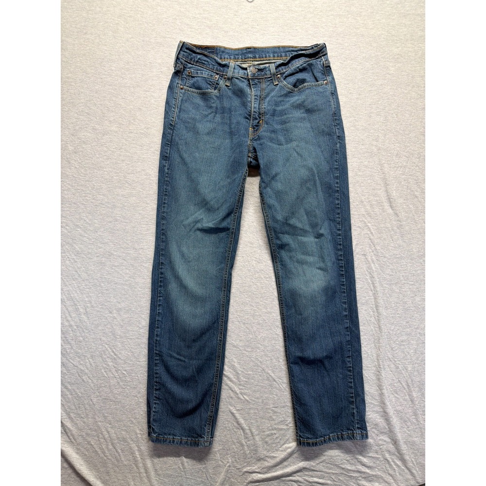 Levi's 541 Jeans Mens 32x32 Blue Denim Cotton Medium Wash Stretch Straight Leg